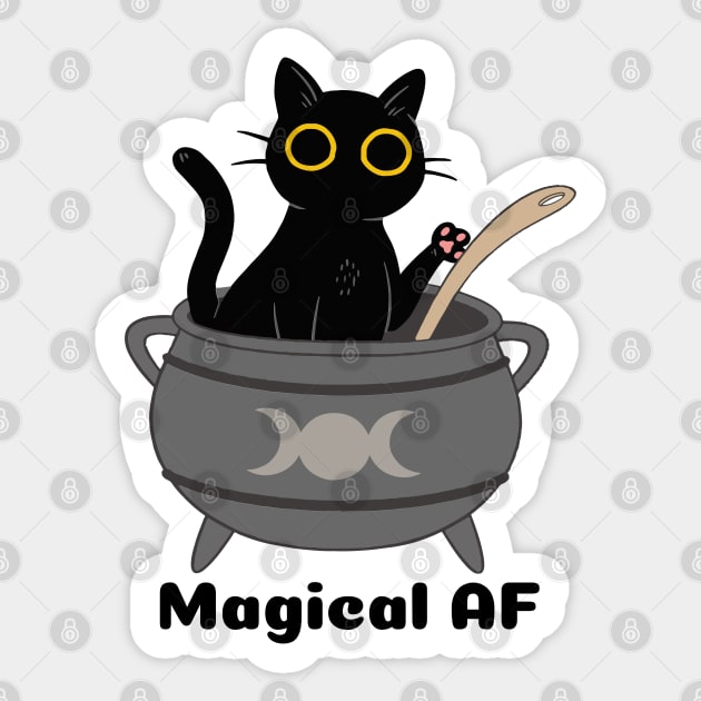 Magical AF Sticker by ArtbyLaVonne